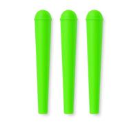 Weedness Custodia Verde 3 Pezzi 12 cm Impermeabile per King Size Carta Lunga - Custodia Trasporto Ritenzione Tubo Astuccio Contenitore Ermetico Scatola Tubo