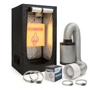 Weedness Grow Box Set Completo LED 120 Watt Base 60x60x160 cm - Tenda di Coltivazione Armadio di Coltivazione Coltivazione Interna