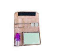 Weedness Kit tiraggio con tubo, specchio, coltello, dispenser e cucchiaio marrone 5 pezzi - tubo di tiraggio ballers che scorre semi di naso che cola