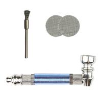 Weedness Pipa a Vite 10 cm Set di 3 Pezzi - Pipa da Tabacco Pipa a Vite Pipa da Fumo Pipa in Metallo