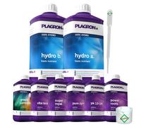 Weedness Plagron Hydro Set Medium - Kit de nutrientes hidroponicos de capacidad media