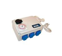 Weedness TBOX Crescita Timer 4x600 Watt Scatola con Presa di Riscaldamento e Riserva di 48h Coltivazione Interna Scatola
