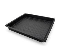 Weedness Vassoio di Raccolta 100×100×12 cm - Impermeabile e Resistente per Coltivazione Indoor, Idroponica & Grow Tent - Protezione Pavimento Flessibile