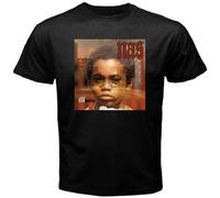 WEedsyJXU Nas Illmatic T-Shirt Graphic Tee Printed Top for Mens Black M