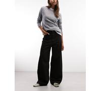 Weekday - Astro - Jeans unisex larghi rinse wash nero a vita bassa W27 L32