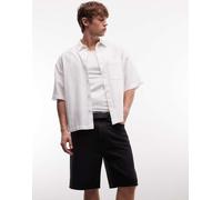 Weekday - Galaxy - Pantaloncini di jeans ampi neri-Nero W27