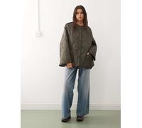 Weekday - Giacca trapuntata kaki-Verde S-M