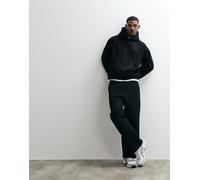 Weekday - Joggers a fondo ampio in tessuto effetto scuba neri-Nero M