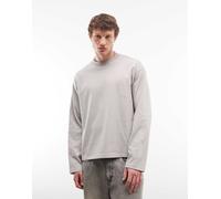 Weekday - Maglietta squadrata ampia color sabbia a maniche lunghe-Biondo XL