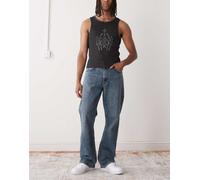 Weekday - Mercury - Jeans bootcut a zampa comodi lavaggio blu W29 L34
