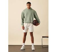 Weekday - Pantaloncini in lino beige-Neutro XL