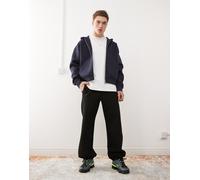 Weekday - Simon - Joggers neri in tessuto effetto scuba-Nero M