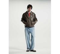 Weekday - Space - Jeans dritti comodi lavaggio blu sbiadito W34 L32