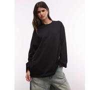 Weekday - Top a maniche lunghe oversize nero M