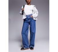 Weekend Collective - Jeans ampi con gamba a cilindro lavaggio blu medio 38