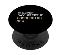 Weekend di sette giorni che inizia ora professionista in pensione PopSockets PopGrip Adesivo