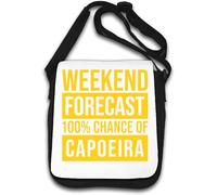 Weekend Forecast 100% Chance of Capoeira Borsa a tracolla Bianco