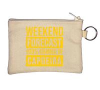 Weekend Forecast 100% Chance of Capoeira Portachiavi Portamonete Beige