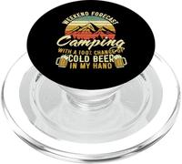 Weekend Forecast Camping With A Chance Of Drinking Beer PopSockets PopGrip per MagSafe