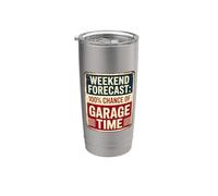 Weekend Forecast Garage Time Bicchiere termico in acciaio inox doppia parete