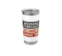 Weekend Forecast Garage Time Bicchiere termico in acciaio inox doppia parete