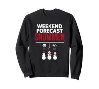 Weekend Forecast Snowmen Snowman Crew Winter Fun Felpa