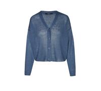 WEEKEND MAX MARA Cardigan in lino DANIELA blu | L