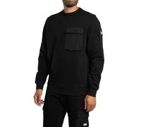 Weekend Offender Uomo Felpa con tasca Neve, Nero