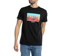 Weekend Offender Uomo Maglietta Grafica Crosslands, Black, L