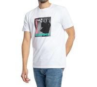 Weekend Offender Uomo Maglietta Grafica London Calling, White, S