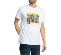 Weekend Offender Uomo Maglietta Grafica Selhurst, White, XXL