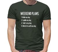 Weekend Piani With My Cane - T-Shirt - Cani Doggy Cagnolino Love Animali