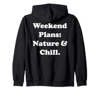 Weekend Plans: Nature & Chill Felpa con Cappuccio
