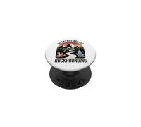 Weekends Are For Rockhounding Cercatore Minerali PopSockets PopGrip Adesivo