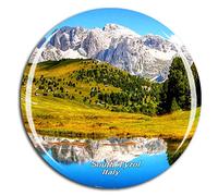Weekino Alto Adige Italia Calamità da frigo 3D Cristallo Bicchiere Tourist City Viaggio Souvenir Collezione Regalo Forte Frigorifero Sticker