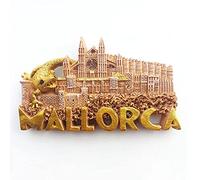 Weekino Cattedrale di Palma Mallorca Spagna Calamità da frigo 3D Polyresin Tourist City Viaggio Souvenir Collezione Regalo Forte Frigorifero Sticker