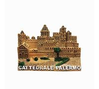Weekino Cattedrale Palermo Italia Calamità da frigo 3D Polyresin Tourist City Viaggio Souvenir Collezione Regalo Forte Frigorifero Sticker