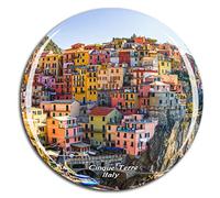 Weekino Cinque Terre Italia Calamità da frigo 3D Cristallo Bicchiere Tourist City Viaggio Souvenir Collezione Regalo Forte Frigorifero Sticker