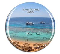 Weekino Egitto Sharm El Sheikh Calamità da frigo 3D Cristallo Bicchiere Tourist City Viaggio Souvenir Collezione Regalo Forte Frigorifero Sticker