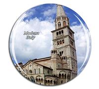 Weekino Italia Cattedrale di Modena Calamità da frigo 3D Cristallo Bicchiere Tourist City Viaggio Souvenir Collezione Regalo Forte Frigorifero Sticker