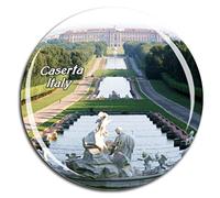 Weekino Italia Reggia di Caserta Calamità da frigo 3D Cristallo Bicchiere Tourist City Viaggio Souvenir Collezione Regalo Forte Frigorifero Sticker