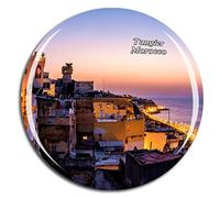 Weekino Marocco Medina di Tangeri Calamità da frigo 3D Cristallo Bicchiere Tourist City Viaggio Souvenir Collezione Regalo Forte Frigorifero Sticker
