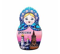 Weekino Mosca Matrioska Russia Calamità da frigo 3D Polyresin Tourist City Viaggio Souvenir Collezione Regalo Forte Frigorifero Sticker