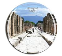 Weekino Pompei Napoli Italia Calamità da frigo 3D Cristallo Bicchiere Tourist City Viaggio Souvenir Collezione Regalo Forte Frigorifero Sticker
