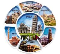 Weekino Siena Roma Pisa Venezia Firenze Lucca Italia Calamità da frigo 3D Polyresin Tourist City Viaggio Souvenir Collezione Regalo Forte Frigorifero Sticker
