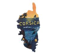 Weekino Souvenir Autoadesivo della Raccolta del ricordo di Viaggio della Città 3D di Viaggio del Magnete del Frigorifero della Francia Corsica del napoleone