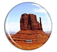 Weekino Stati Uniti d'America America Mesa Monument Valley Calamità da frigo 3D Cristallo Bicchiere Tourist City Viaggio Souvenir Collezione Regalo Forte Frigorifero Sticker