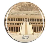 Weekino Tempio mortuario dell'Egitto di Hatshepsut Luxor Calamità da frigo 3D Cristallo Bicchiere Tourist City Viaggio Souvenir Collezione Regalo Forte Frigorifero Sticker