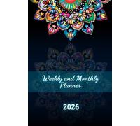 Weekly and Monthly Planner 2026: Professional Organizer | 1 Week on 2 Pages with Hours | 12 Months | Calendar at the Beginning of Each Month | A5 Format.