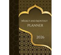 Weekly and Monthly Planner 2026: Professional Organizer | 1 Week on 2 Pages with Hours | 12 Months | Monthly Calendar at the Beginning of Each Month | Large Format 8.5" x 11".